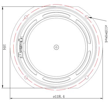 MR04F02C-A  4 inch HiFi speaker